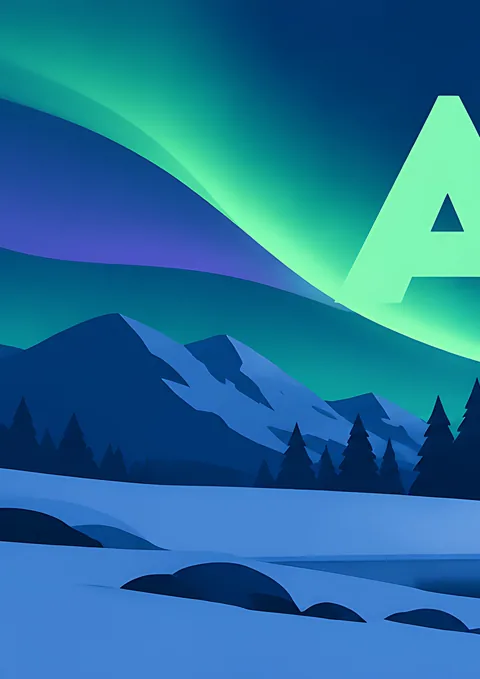 Aurora Panorama · 1 of 4 poster, Wall panorama sheet