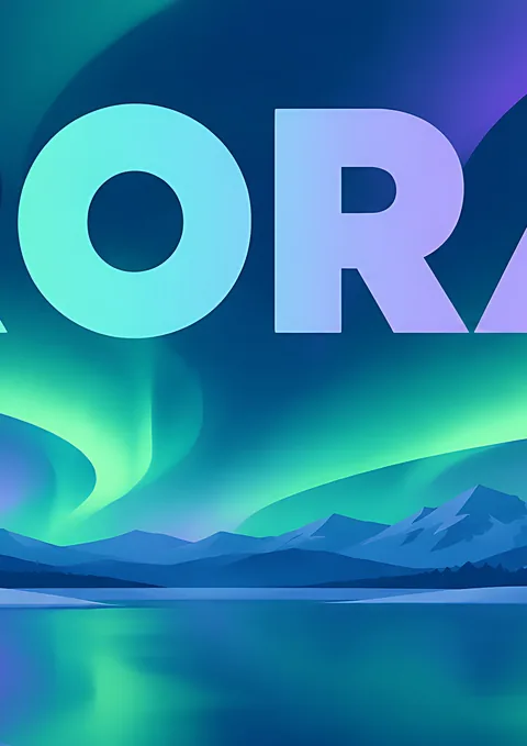 Aurora Panorama · 3 of 4 poster, Wall panorama sheet