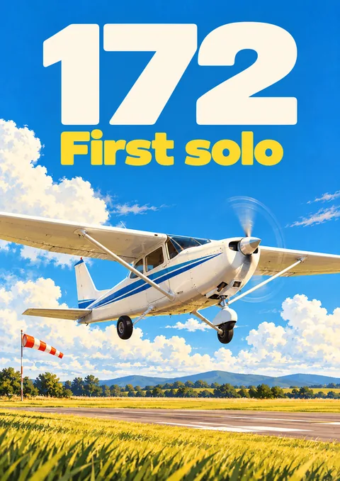 172: First Solo poster, Bright painterly poster