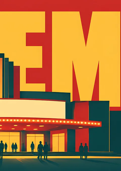 Cinema Panorama · 3 of 4 poster, Wall panorama sheet