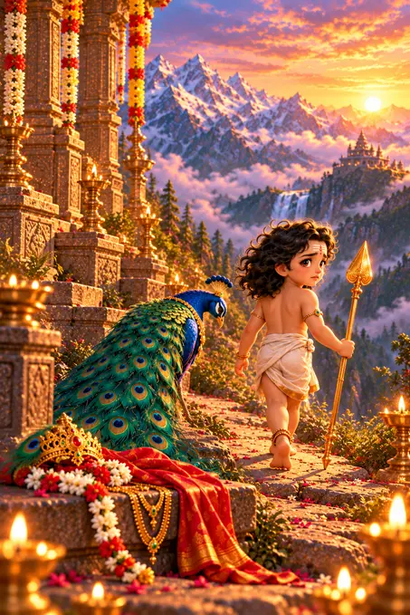 Leaving Kailash poster, Cinematic 3D animation