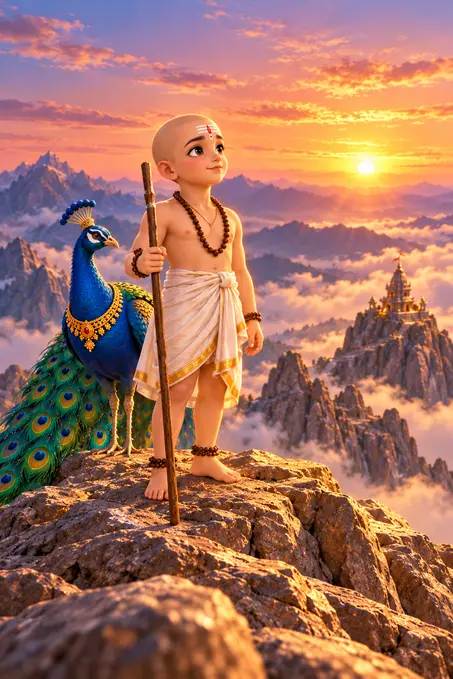 Alone at Palani poster, Cinematic 3D animation