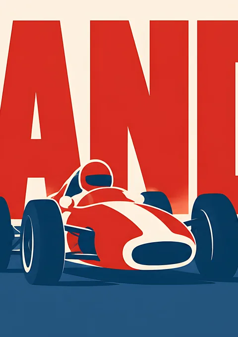 Grand Prix Panorama · 2 of 4 poster, Wall panorama sheet