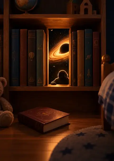 Interstellar poster, Warm cinematic painting