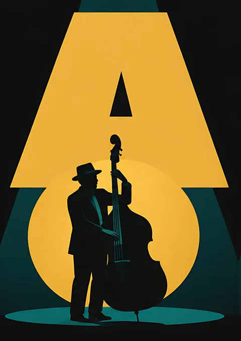 Jazz Panorama · 2 of 4 poster, Wall panorama sheet