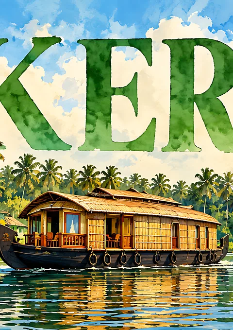 Kerala Panorama · 2 of 4 poster, Wall panorama sheet