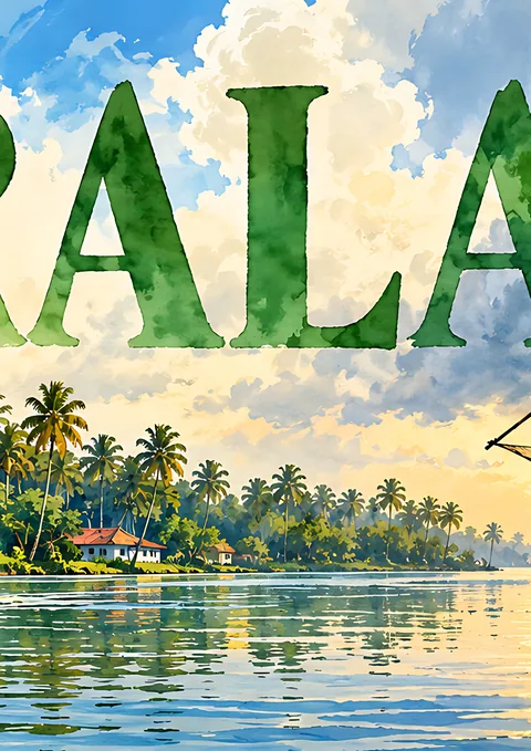 Kerala Panorama · 3 of 4 poster, Wall panorama sheet