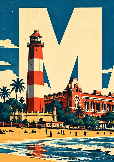 Madras Panorama · 1 of 4 poster, Wall panorama sheet