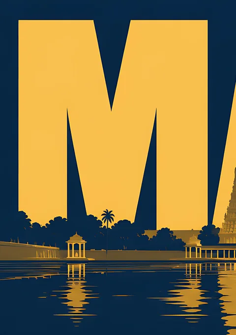 Madurai Panorama · 1 of 4 poster, Wall panorama sheet