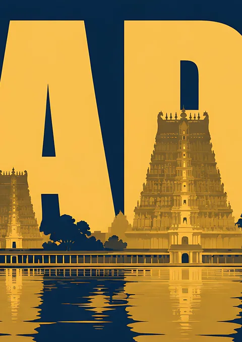Madurai Panorama · 2 of 4 poster, Wall panorama sheet