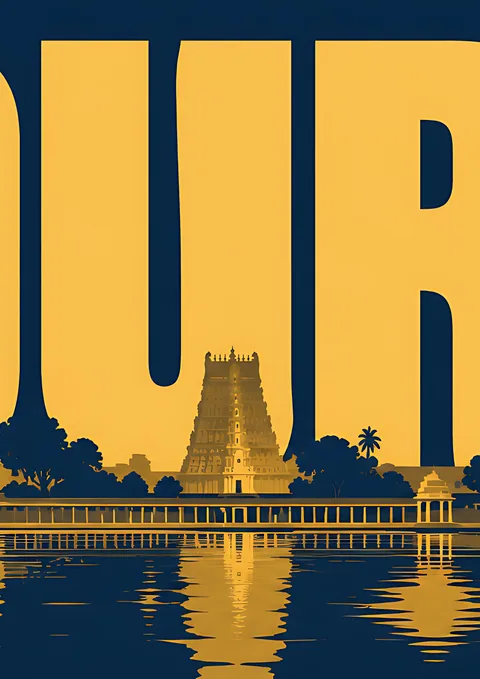 Madurai Panorama · 3 of 4 poster, Wall panorama sheet
