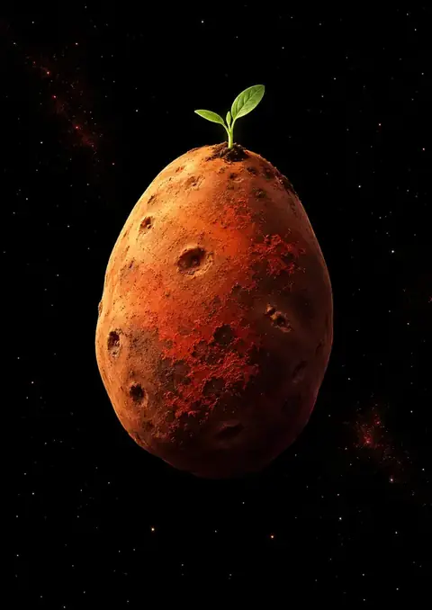 The Martian poster, Photoreal surreal still life