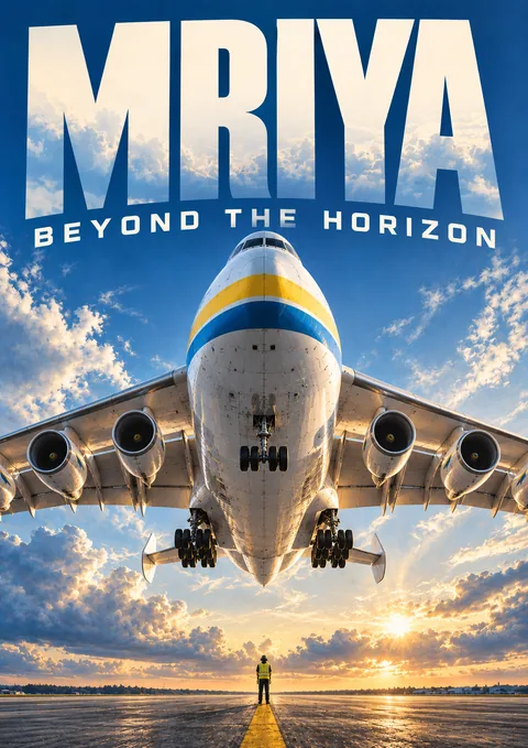 Mriya poster, Photo-real aviation poster