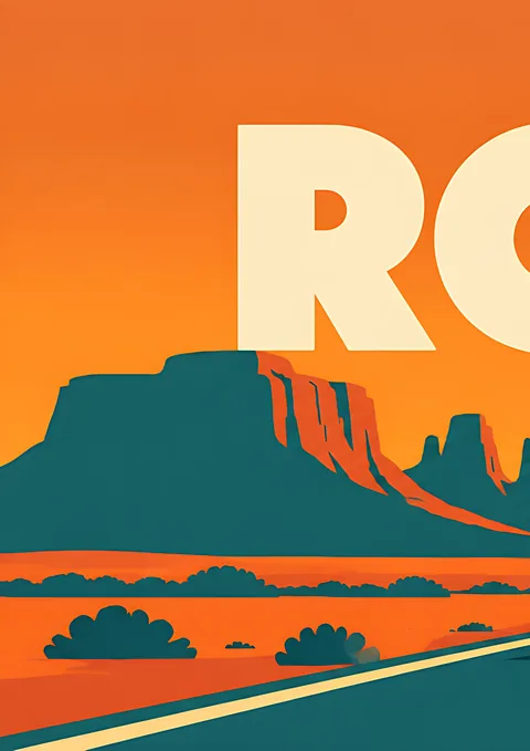 Road Trip Panorama · 1 of 4 poster, Wall panorama sheet
