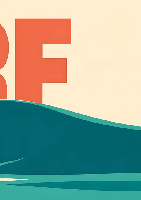 Surf Panorama · 3 of 3 poster, Wall panorama sheet