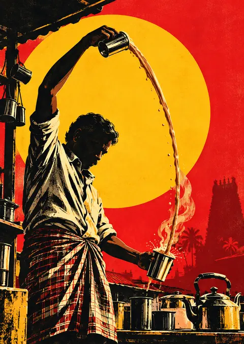 The Pull poster, Bold screen print