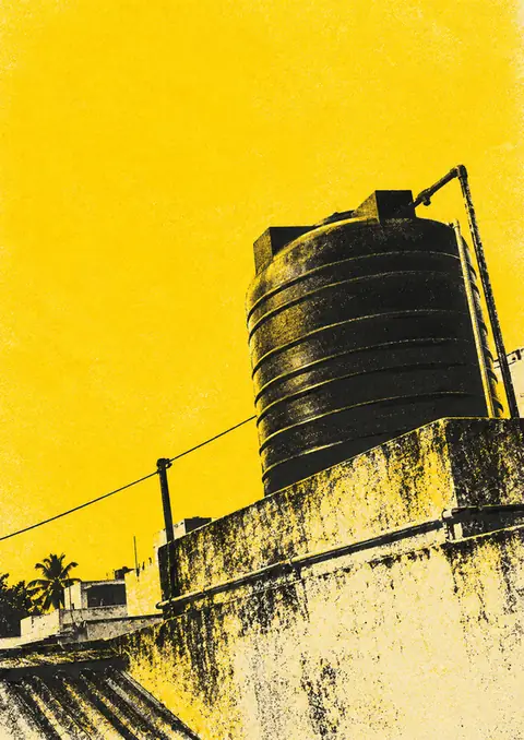 The Water Tank poster, Two-colour screen-print