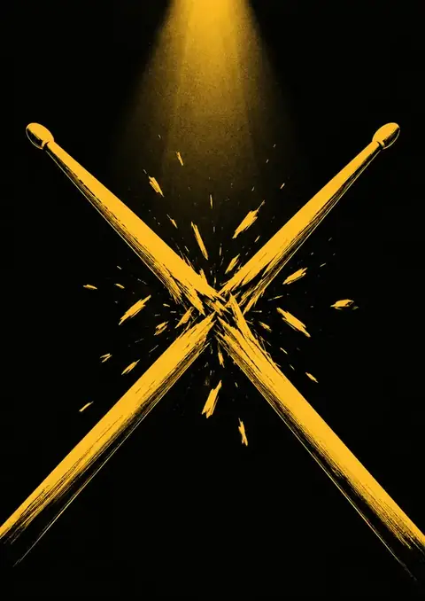Whiplash poster, Two-ink screen print