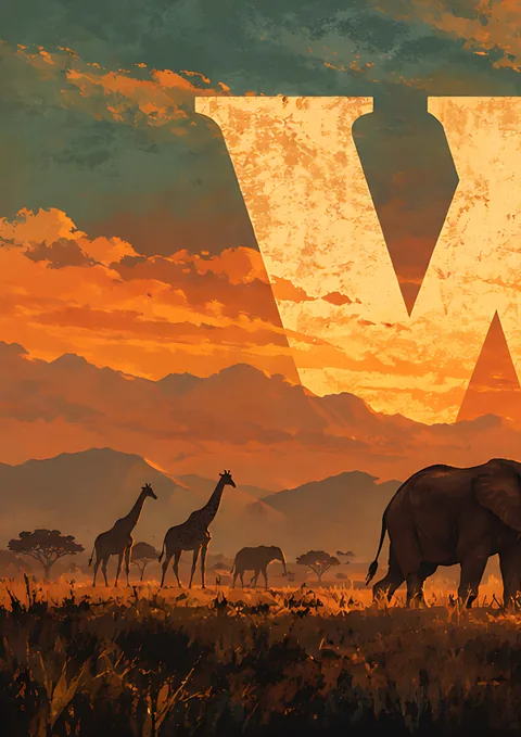 Wild Panorama · 1 of 4 poster, Wall panorama sheet