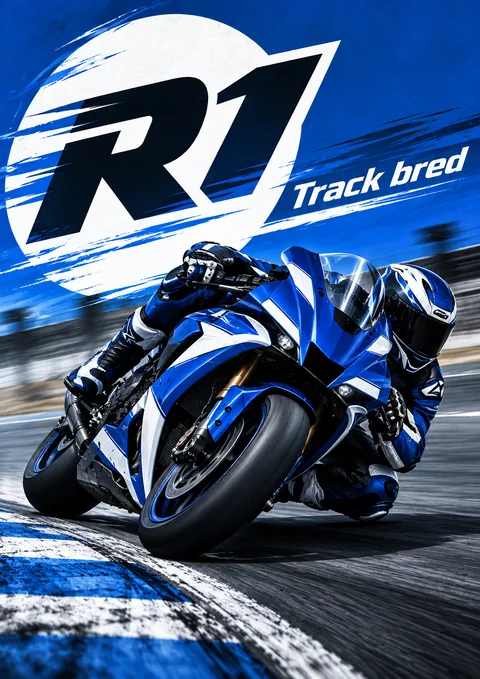 R1: Track Bred poster, Action race poster